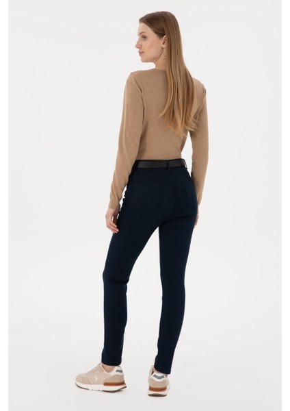 Kadın Lacivert Pantolon (Kanvas-Chino) 50298498-VR033