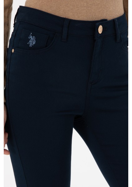 Kadın Lacivert Pantolon (Kanvas-Chino) 50298498-VR033