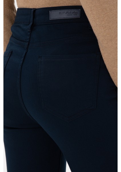 Kadın Lacivert Pantolon (Kanvas-Chino) 50298498-VR033