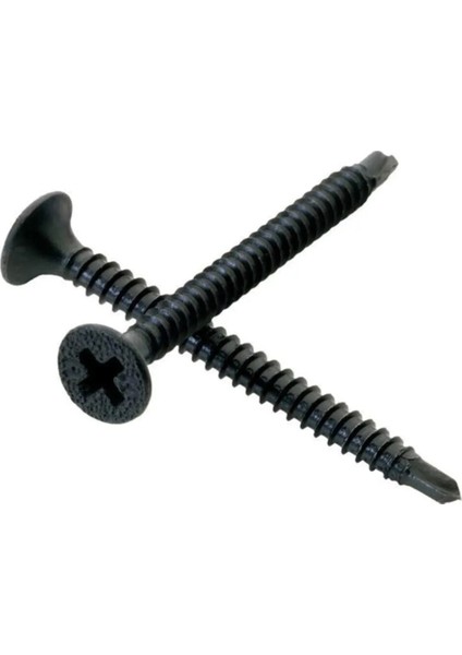 3,5X45 Akıllı Alçıpan Vidası (Siyah) 50 Adet