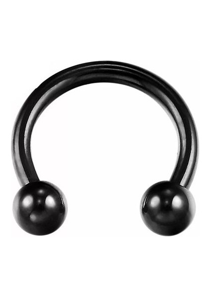 % 100 316 L Cerrahi Çelik Top Uçlu Mini At Nalı /c Piercing -Halka Çapı 6 mm / Top Çapı 3 Mm/1 Adet modelleri