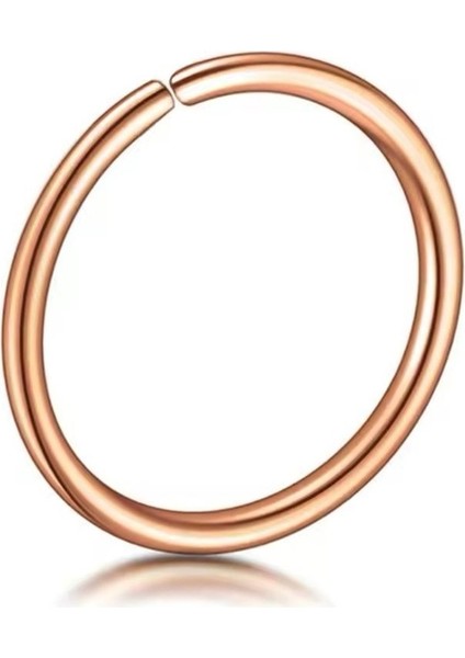 Cerrahi Çelik Halka Çap 10 mm x Kalınlık 1mm (Belly Hoop) (Göbek Halkası)- 1 Adet