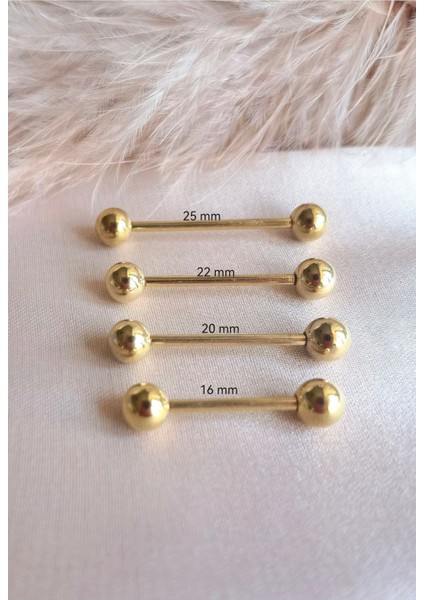 %100 316 L Cerrahi Çelik Dil Piercingi - 1 Adet modelleri