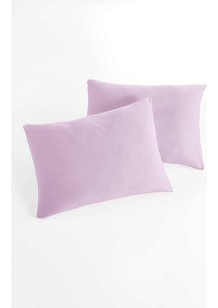 Örme %100 Pamuk Flaplı 2 Adet Yastık Kılıfı 50×70 Cm