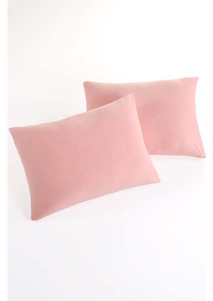 Örme %100 Pamuk Flaplı 2 Adet Yastık Kılıfı 50×70 Cm
