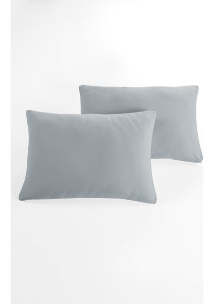 Örme %100 Pamuk Flaplı 2 Adet Yastık Kılıfı 50×70 Cm