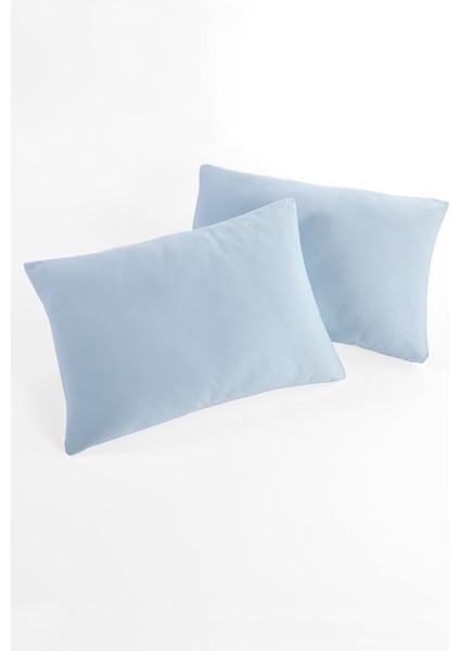Örme %100 Pamuk Flaplı 2 Adet Yastık Kılıfı 50×70 Cm