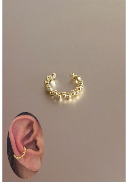 Top Top Sıkıştırma / Earcuff /orbital / Helix - 1 Adet
