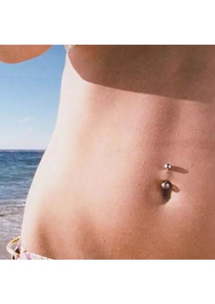 Cerrahi Çelik Rosegold Göbek Piercing -Bar Uzunluğu 10mm- 1 Adet fiyatları