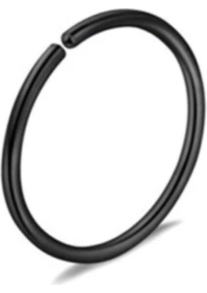 316 L Cerrahi Çelik Halka Piercing - Halka Çapı 8 mm (Orta Boy) 1 Adet