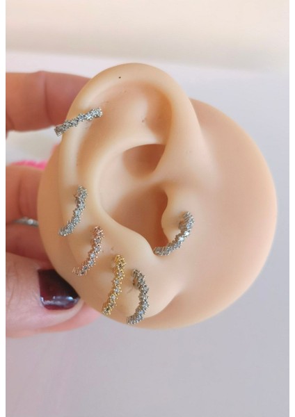 Cerrahi Çelik Zigzag Stil Piercing - Bar 6 MM-1ADET modelleri