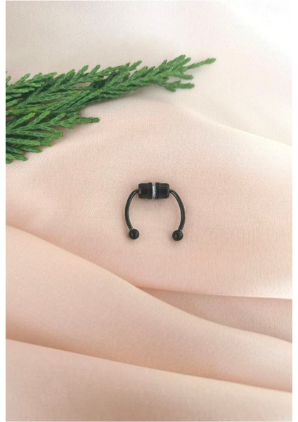 Cerrahi Çelik Mıknatıslı Fake / Sahte Septum Piercing - 1 Adet fiyatları