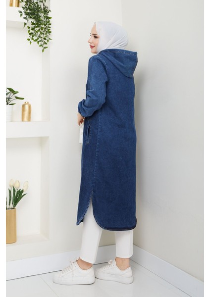 Kadın Mavi Denim Kot Kap -PMK397 modelleri