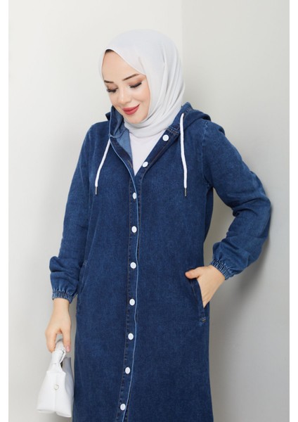 Kadın Mavi Denim Kot Kap -PMK397 indirimleri