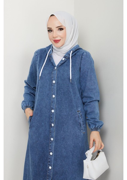 Kadın Mavi Denim Kot Kap -PMK397 modelleri