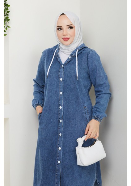 Kadın Mavi Denim Kot Kap -PMK397 indirimleri
