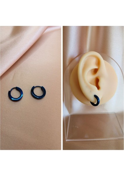 Cerrahi Çelik Halka Küpe. Çap 9 Mm, Kalınlık 2,5 mm