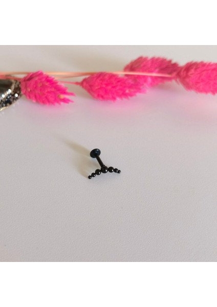 Cerrahi Çelik Yedi Top Piercing - 1 Adet