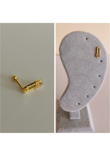 Çengelli Iğne Piercing Takısı - 1 Adet