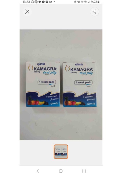 KÂMAGʻRÂ100MG 7'li Meyvli Jélly 2 Paket