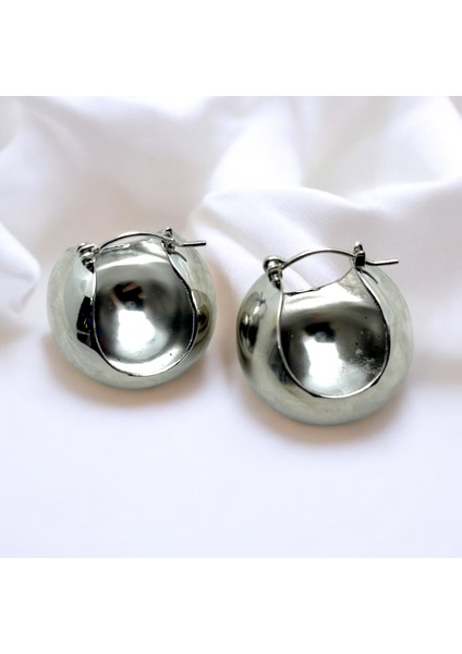 Vintage Bombeli Çelik Top Küpe fiyatları