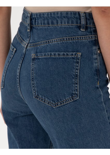 Kadın Mavi Jean Pantolon 50306941-VR036