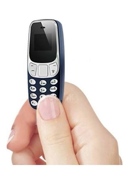 Mini Tuşlu Parmak Telefon (Çift Sim Kartlı, Dünyanın En Küçük Telefonu