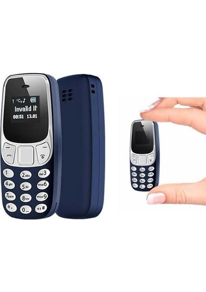 Mini Tuşlu Parmak Telefon (Çift Sim Kartlı, Dünyanın En Küçük Telefonu fiyatları
