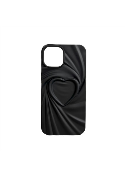 Apple iPhone 15 Uyumlu Heart Tasarımlı Silikon Kılıf