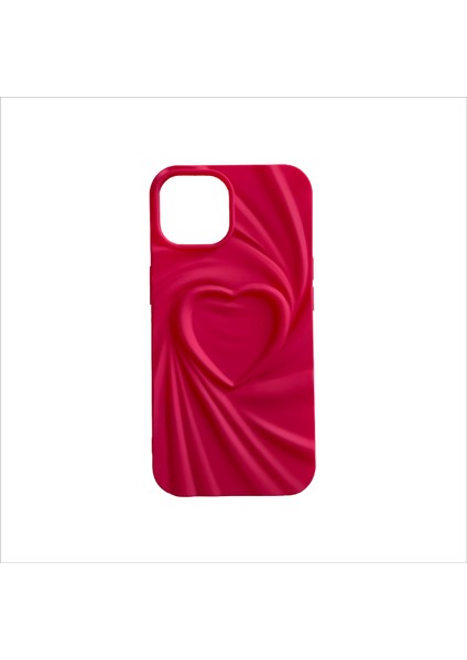 Apple iPhone 15 Uyumlu Heart Tasarımlı Silikon Kılıf