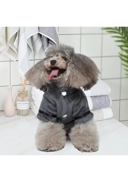 Kedi Köpek için Ultra Sıvı Emici Özellikli ve Hızlı Kuruma Sağlayan Gri Bornoz fiyatları