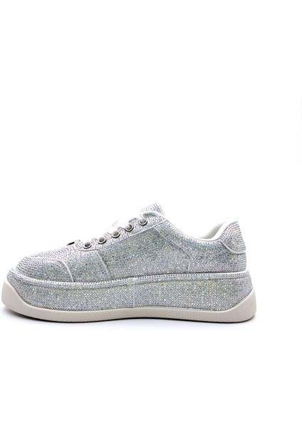 G25Y451 Rhinestones Taşlı Kadın Beyaz Sneaker Ayakkabı fiyatları