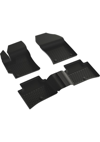 Toyota Corolla Sedan 2019-2025 Uyumlu 4.5D Premium Havuzlu Oto Paspas Siyah- Corolla