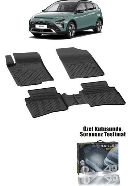 Hyundai Bayon 2021-2025 Uyumlu 4.5D Premium Havuzlu Paspas- Bayon