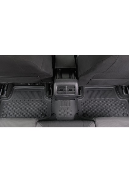 Volkswagen Golf 7 2013-2020 Uyumlu 4.5D Premium Havuzlu Oto Paspas - Golf 7