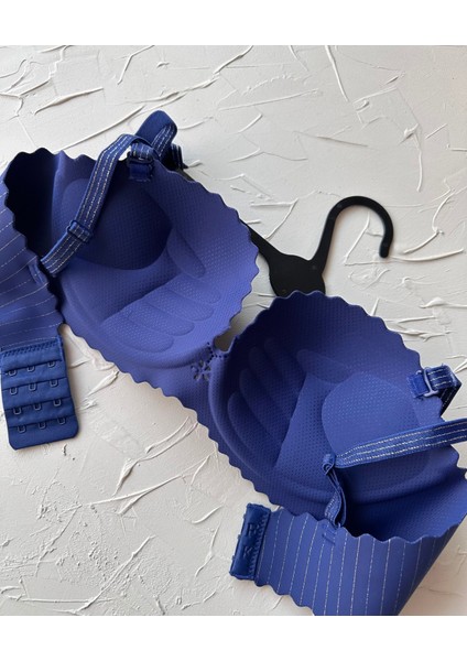 Jennie Ithal Lazer Kesim Dikişsiz Parlak Ipli El Kaplı Push-Up Sütyen -FK1204 indirimleri