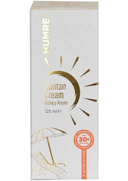 Güneş Kremi Spf 30+ Uva+Uvb Suntan Cream 125 ml