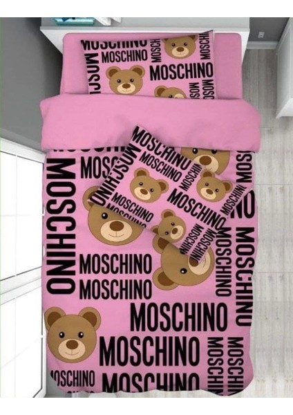 Baby Marka Moşino Desen Nevresim Set Unisex 0-6 Ay