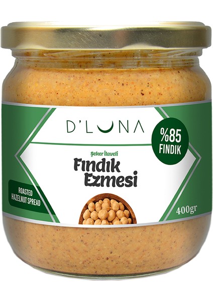 D’ Luna %85 Fındık Ezmesi 400 gr