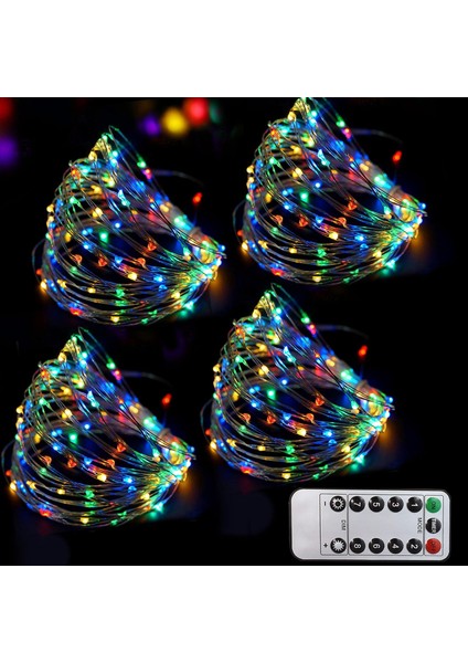 5 Metre Pilli 8 Animasyonlu Renkli Peri LED Dekor Işık,dekoratif Lamba,ev Süsleme fırsatları