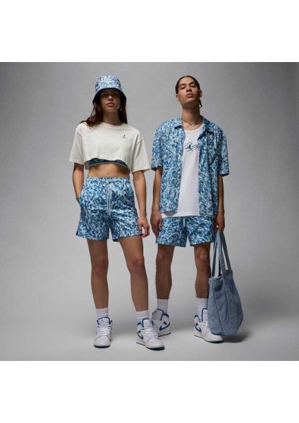 FN4635 423 Nike Mj Essential Poolside Aop Short Erkek Havuz Paşı Plaj Mayo Şort