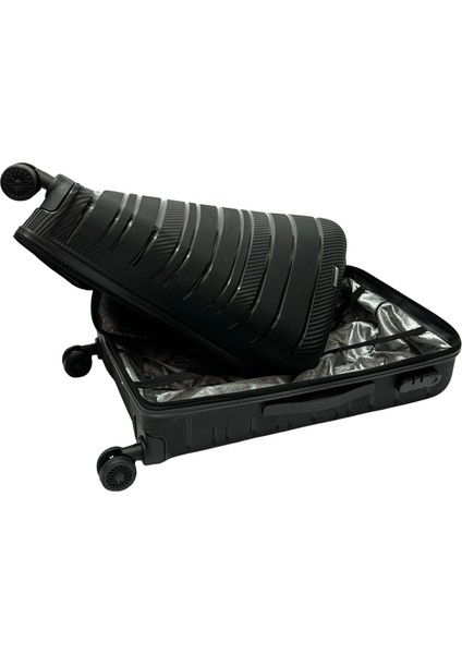 Karbon Pp Seyahat Valizi Horizon Serisi Kırılmaz Bavul, Orta Boy&Büyük Boy indirimleri