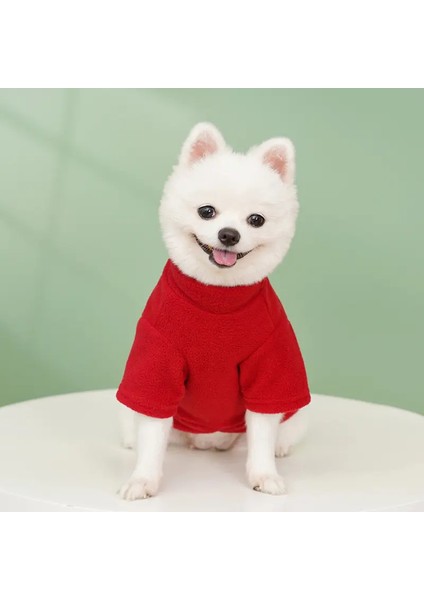 Kedi Köpek İçin Tasma Bağlama Halkalı Kırmızı/Gri Polar fiyatları