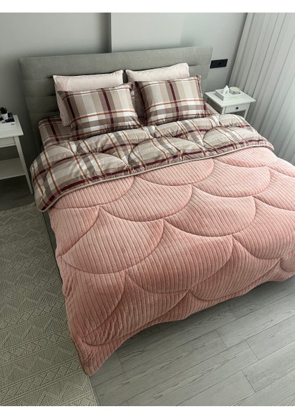 Wellsoft Dream Ekose Tek Kişilik Pudrayorgan