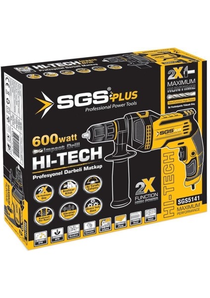 Sgs 5141 Darbeli Elektrikli Matkap 600 Watt modelleri