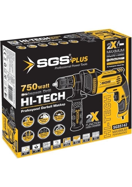 Sgs 5142 Darbeli Elektrikli Matkap 750 Watt fırsatları