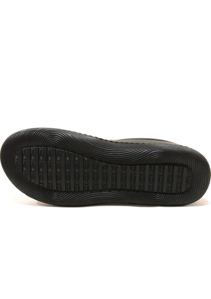 Siyah Loafer Hakiki Deri Anatomik Ayakkabı