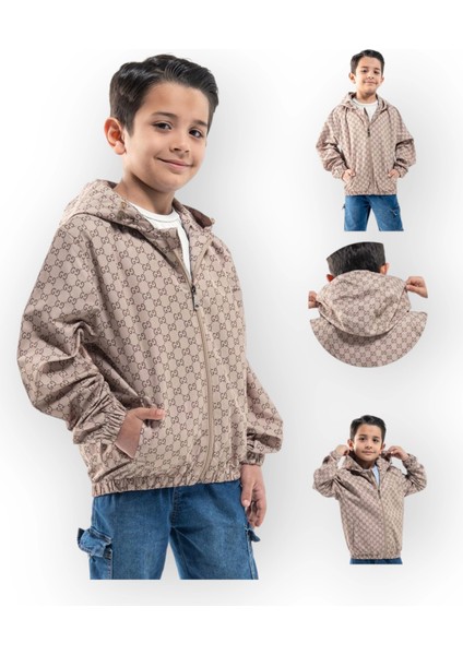 Baby Marka Cuccy Desen Yağmurluk Erkek 4-13 Yaş