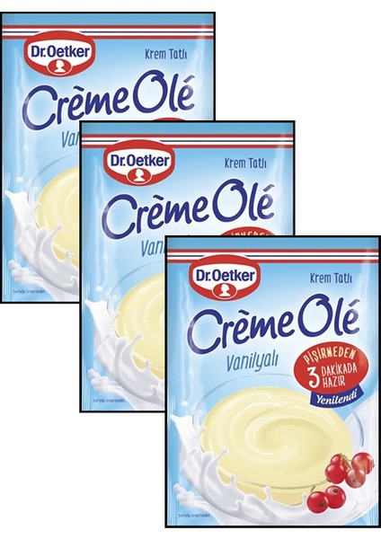 Pratik Tatlı Setleri (Creme Ole Vanilyalı)