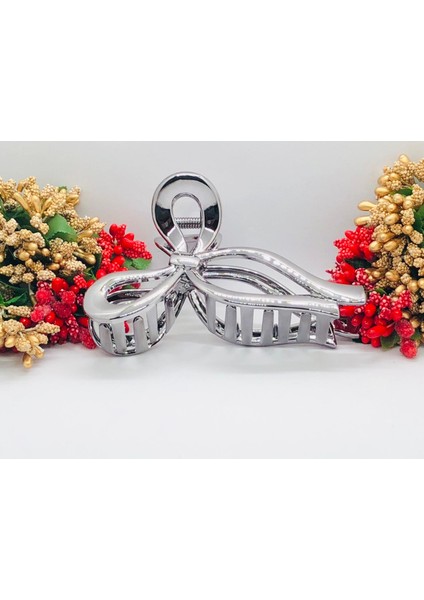 Kadın Büyük Boy Sonsuzluk Fiyonk Model Mandal Toka Pinterest Tarzı (11CM) fiyatları